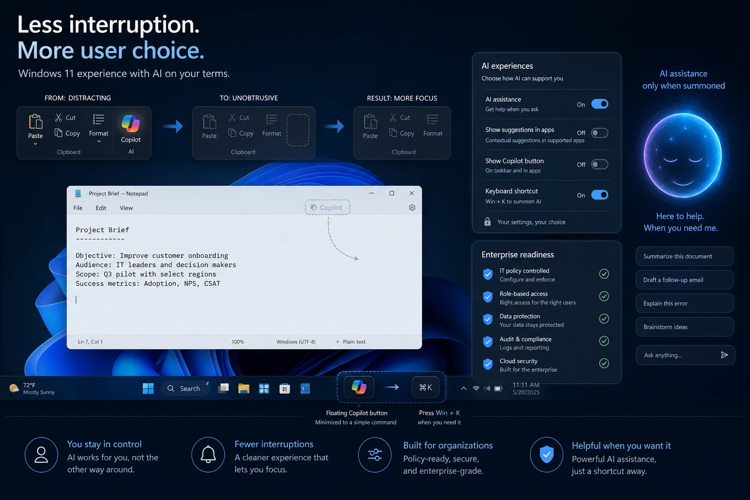 Implementation Guide: Getting Started with Copilot - visual representation