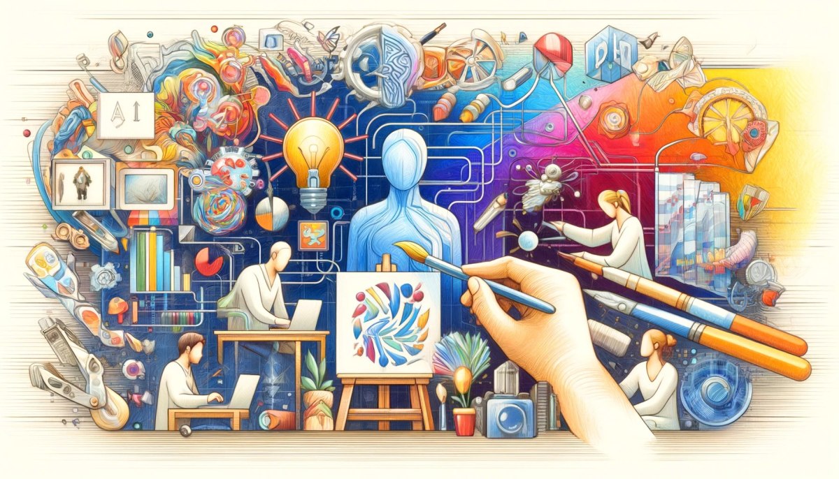 AI's Impact on Industries - visual representation