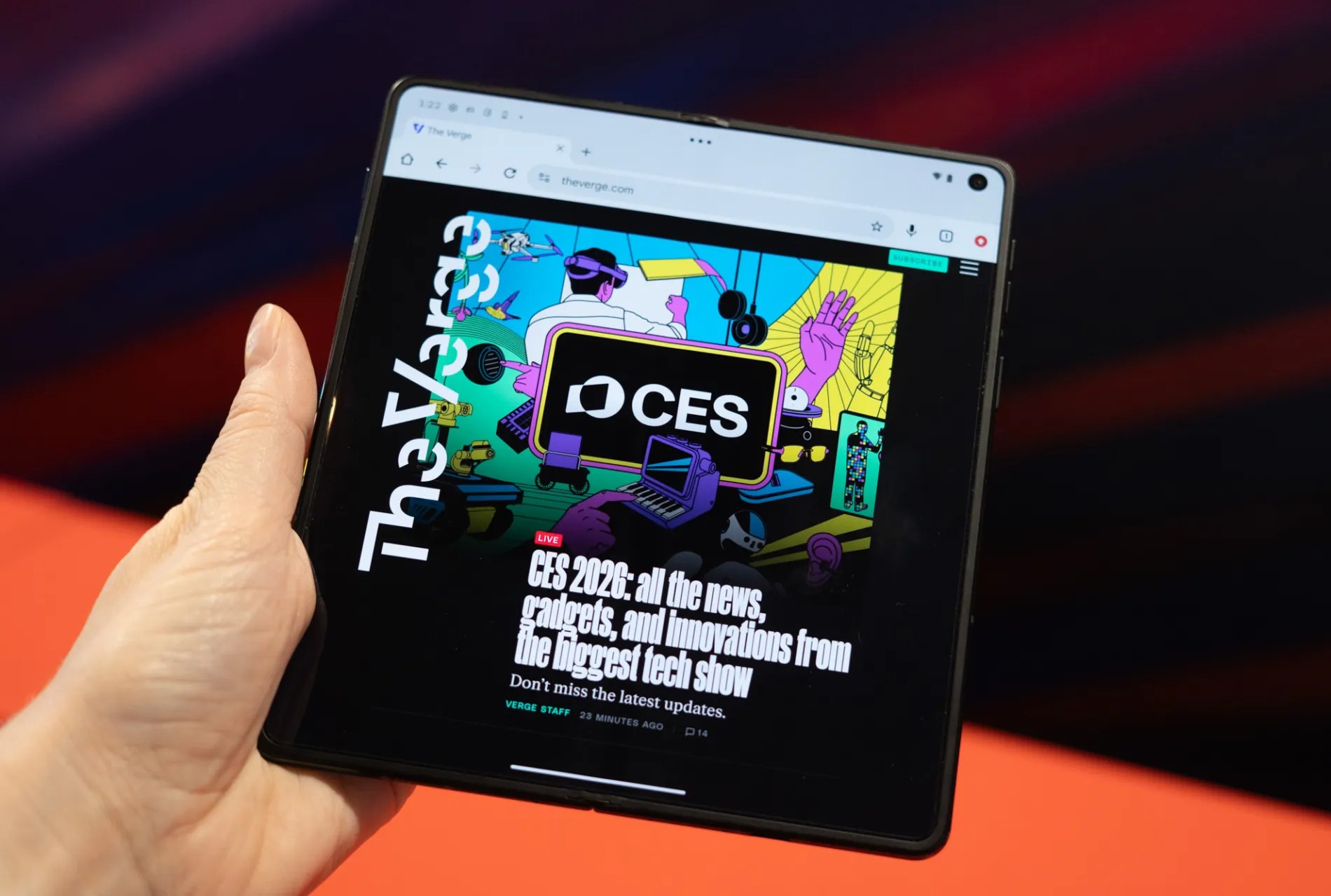 The Conference Itself: When the Tech News Happens - visual representation