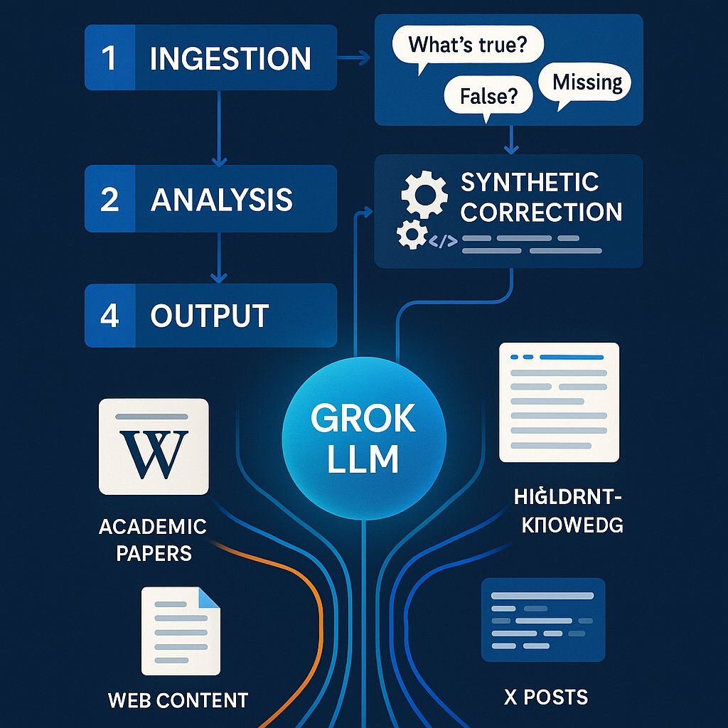 How Grokipedia Ended Up in Chat GPT - visual representation