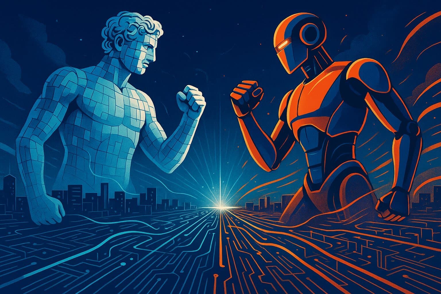 The Competitive Landscape: Open AI vs. x AI vs. Anthropic - visual representation