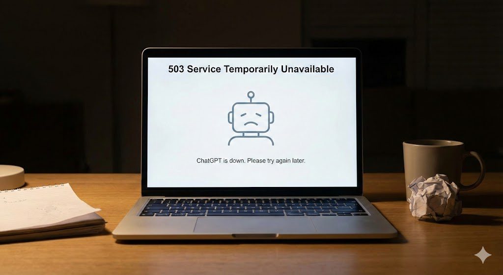 Checking Your Connection vs. Open AI's Infrastructure - visual representation