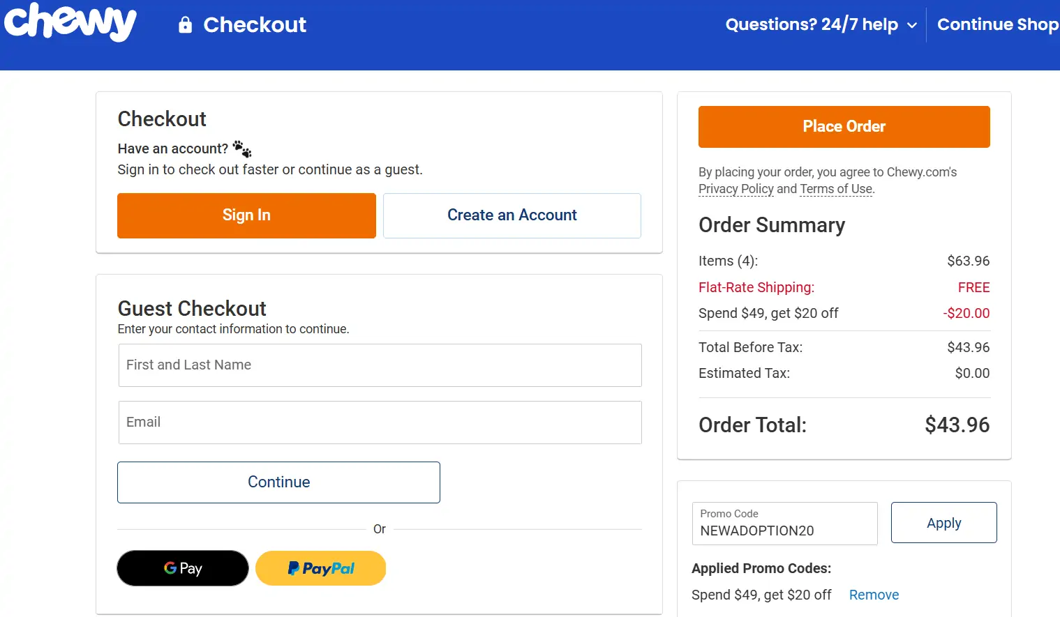 $20 Off Your First Order: The WELCOME Code - contextual illustration