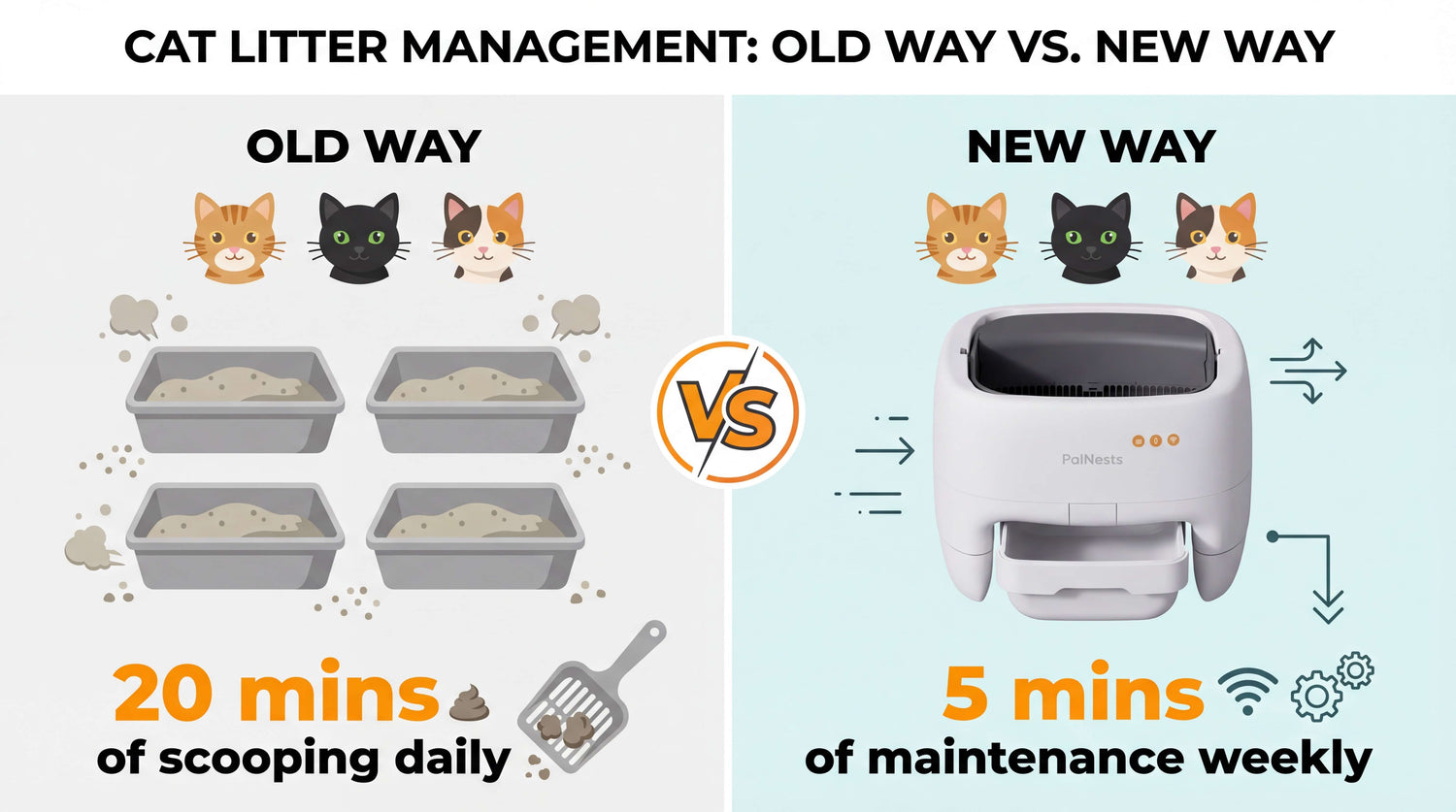 Future Trends in Automatic Litter Boxes - contextual illustration