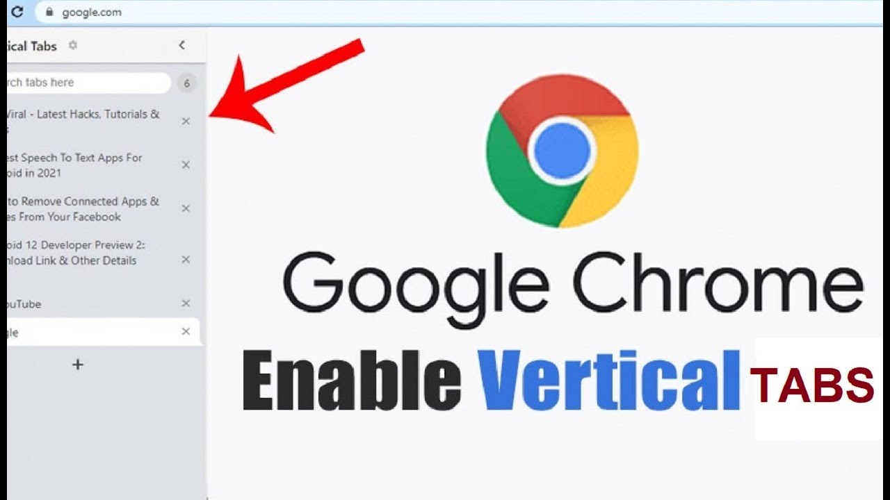How to Enable Vertical Tabs in Chrome - contextual illustration