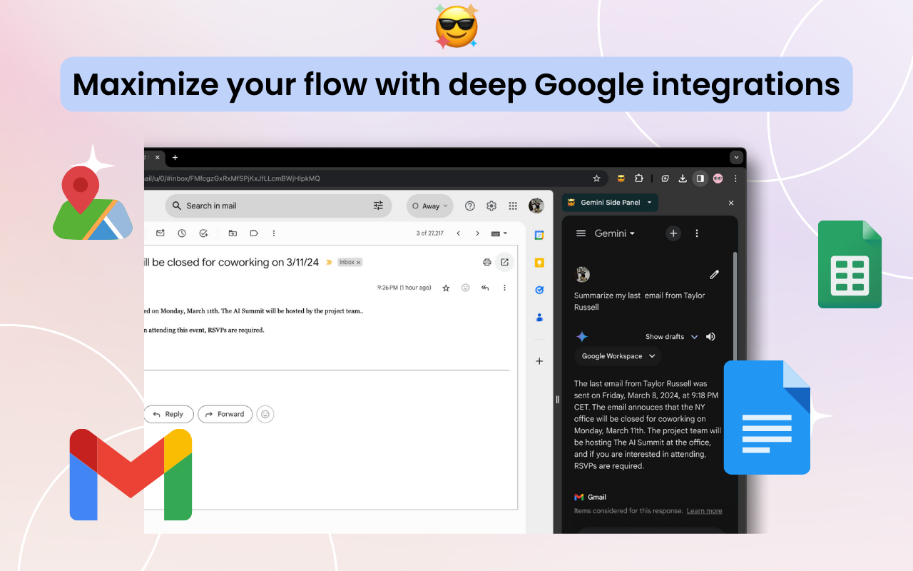 The Gemini Side Panel: What You're Actually Getting - visual representation