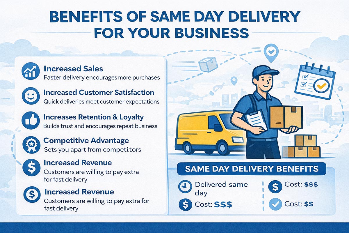 The Benefits of Same-Day Delivery - contextual illustration