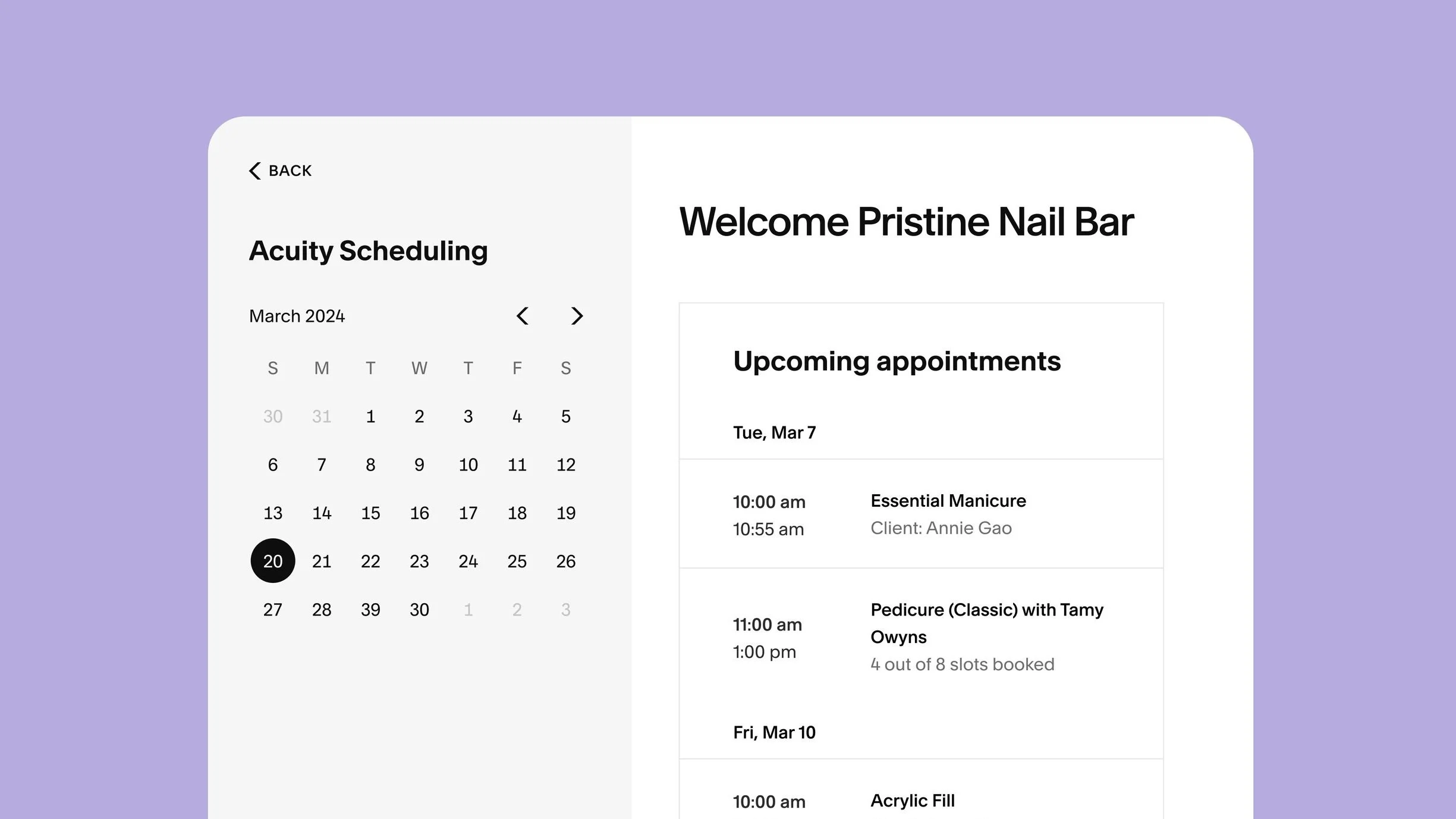 What Acuity Does Really Well - visual representation