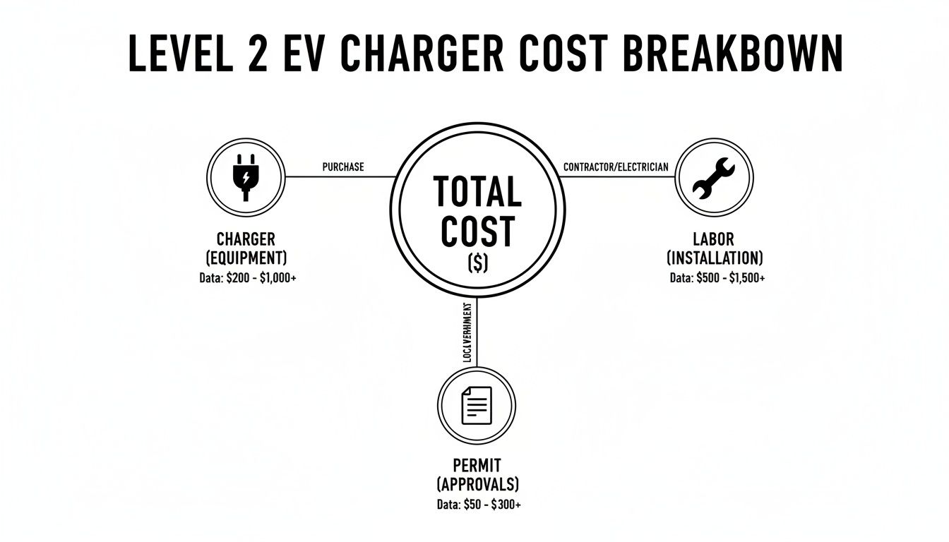 Technical Requirements for a Level 2 Charger - visual representation