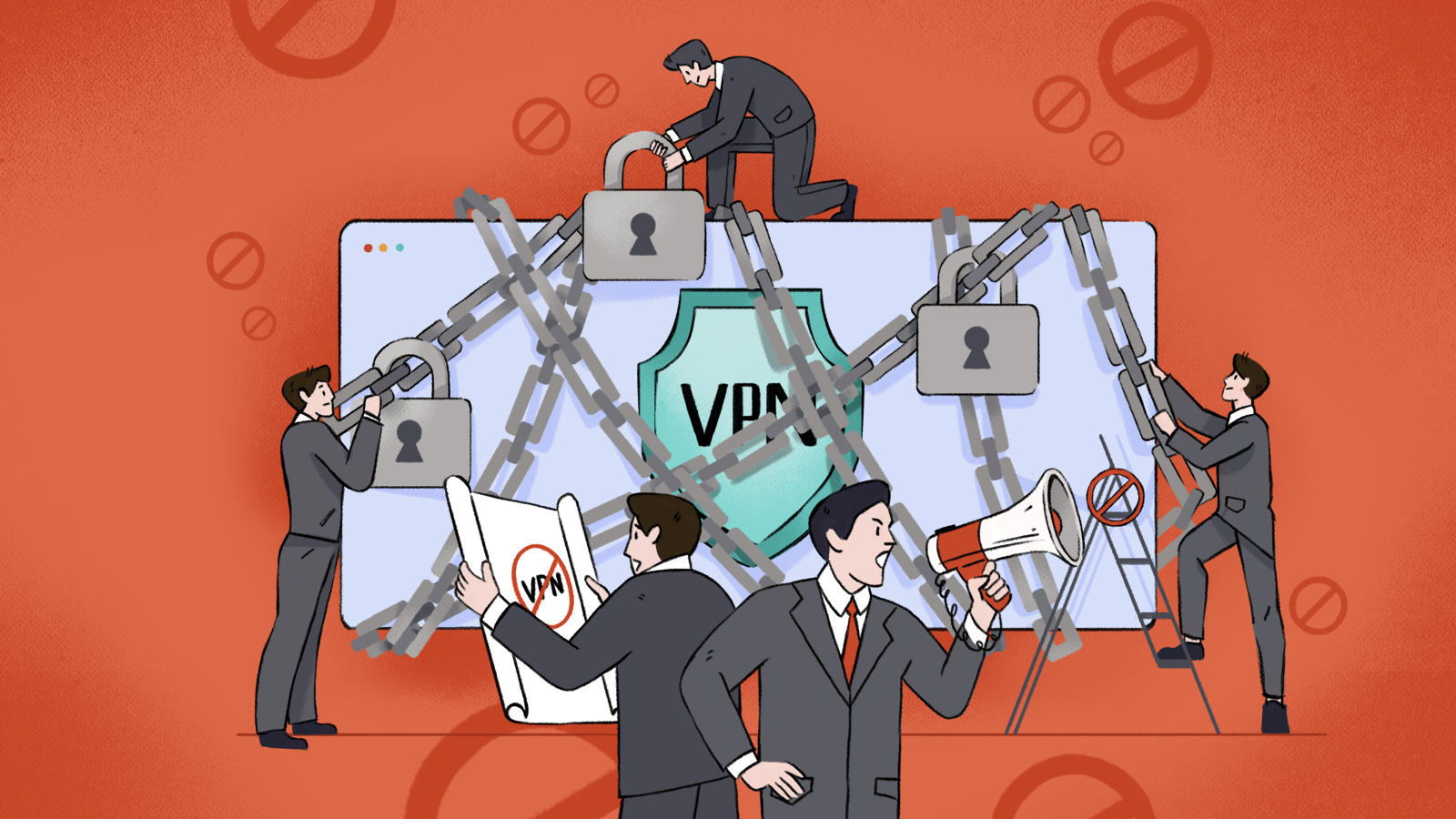 VPNs: A Double-Edged Sword - visual representation