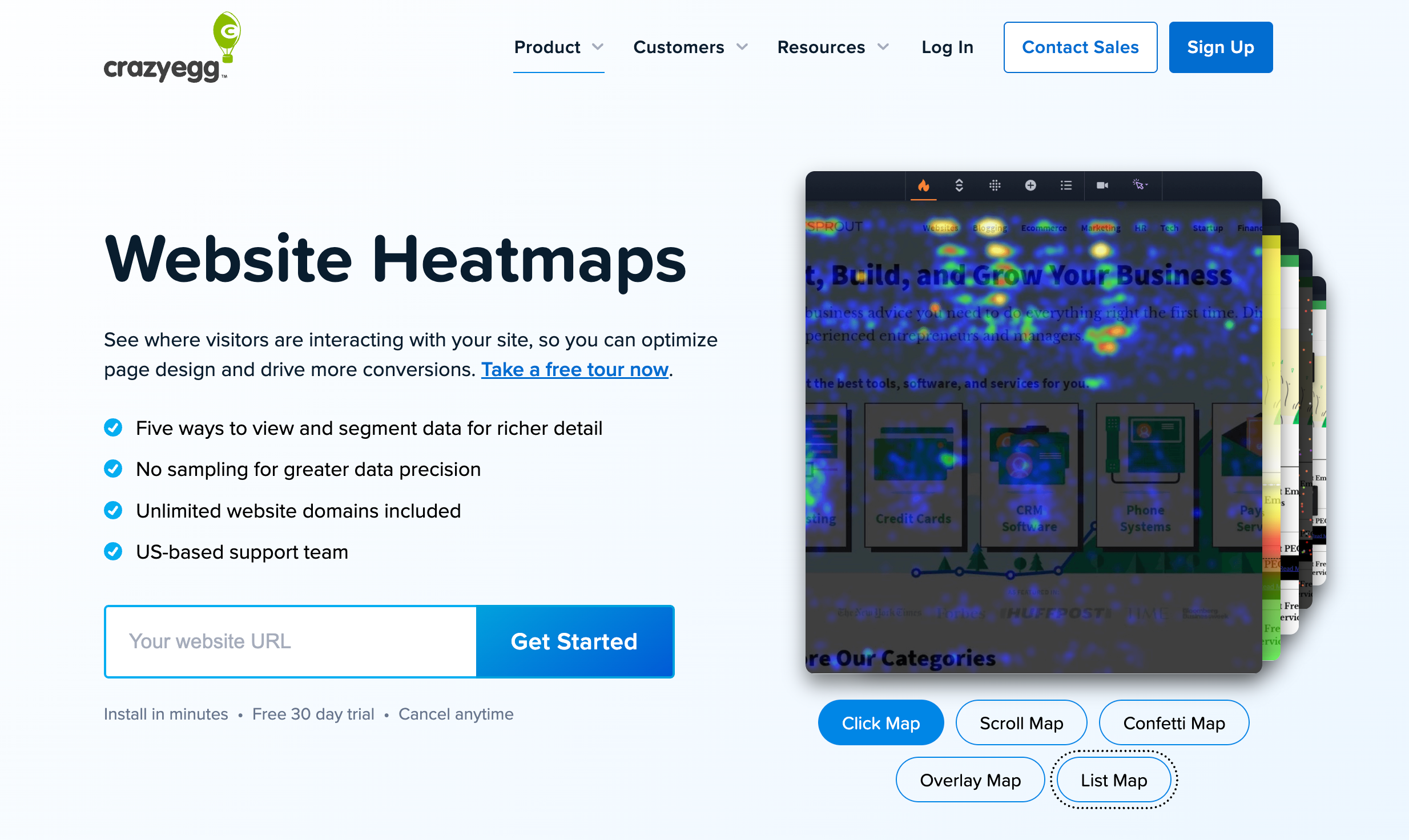 Quick Navigation - visual representation