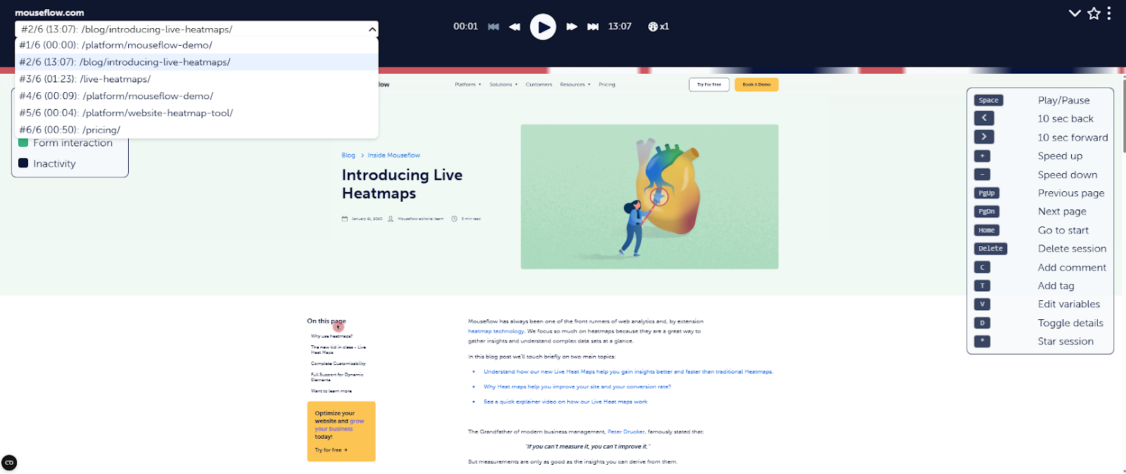Crazy Egg: Simplicity and Visual Insights - visual representation