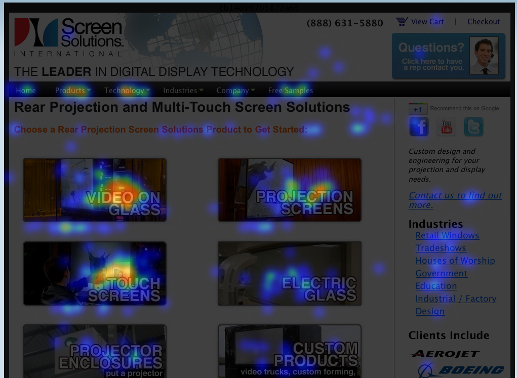 Mouseflow: In-Depth User Insights - visual representation