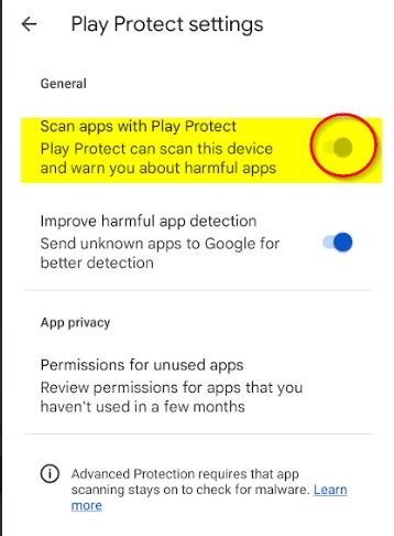 Steps to Disable Google Play Protect - contextual illustration