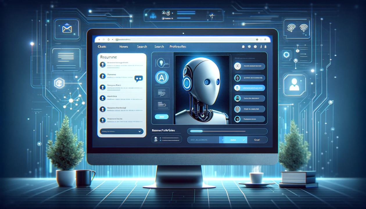 Crafting an AI-Optimized Resume - visual representation
