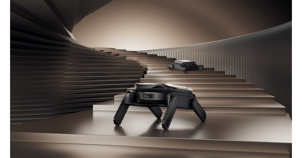 How the Cyber X Actually Climbs Stairs - contextual illustration