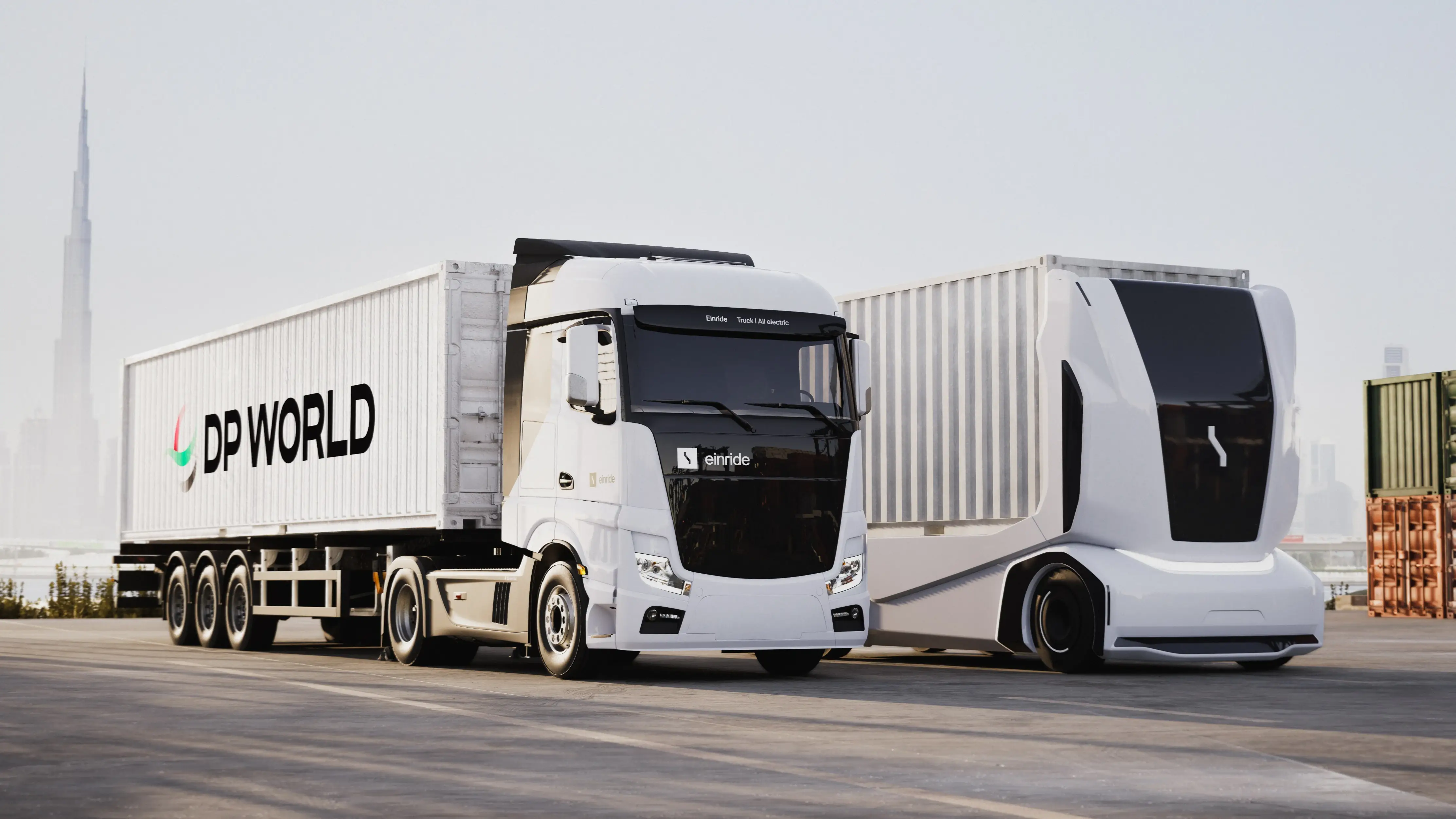 The Future of Logistics with Einride - contextual illustration