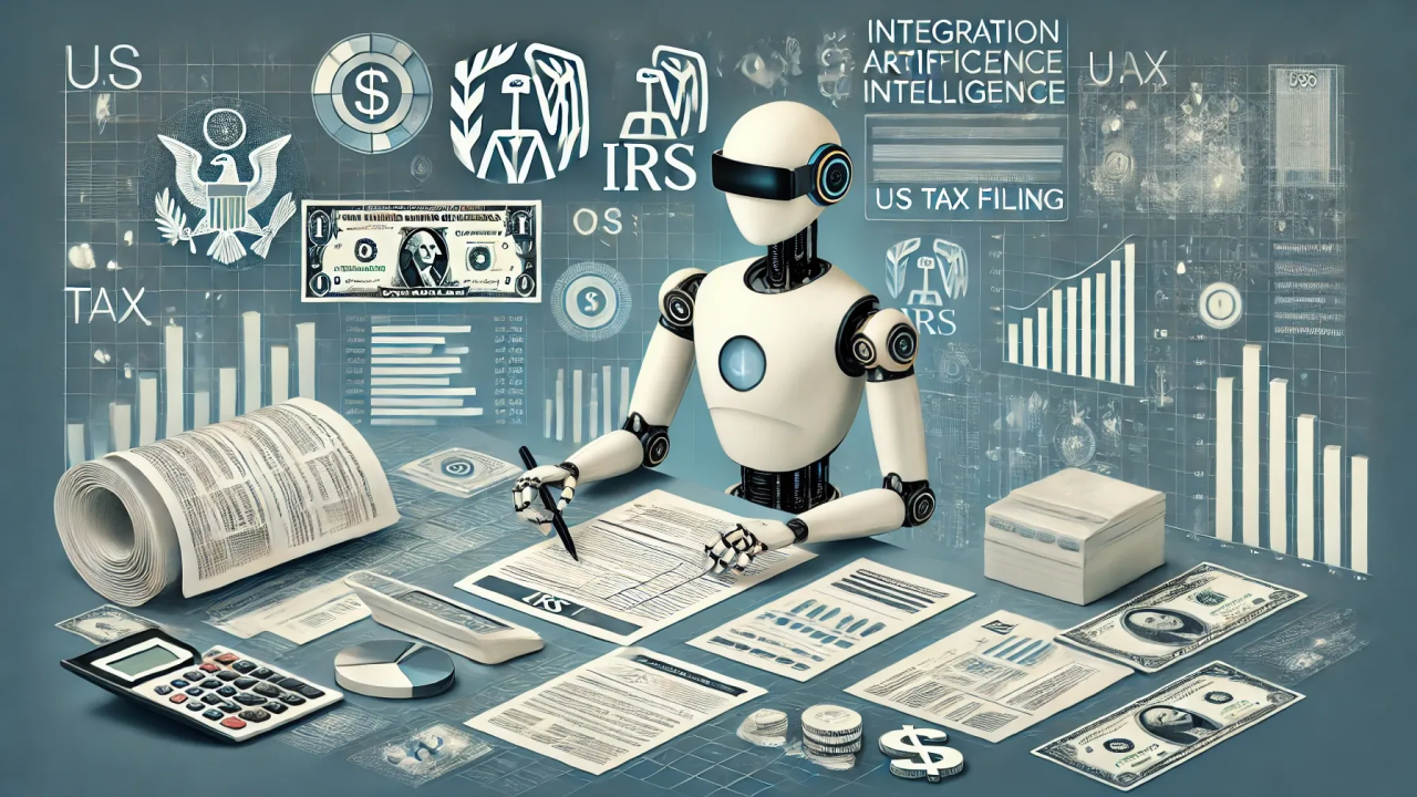 Practical Implementation of AI in Tax - visual representation
