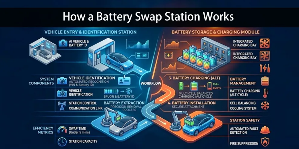 Benefits of Battery Swap Technology - contextual illustration