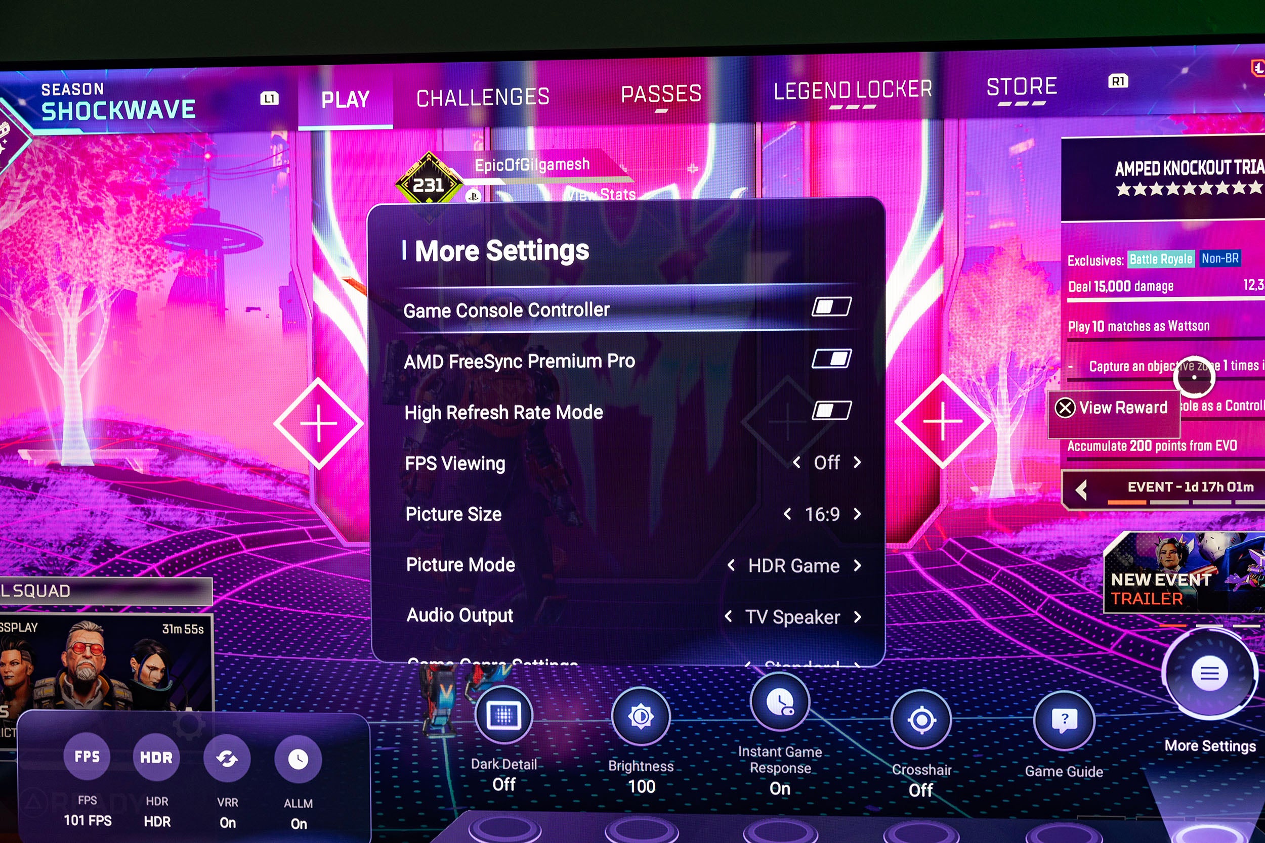 Advanced Features for an Immersive Experience - visual representation