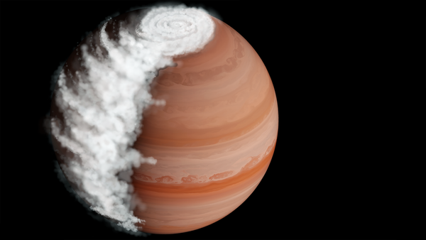 WASP-94A b: A Hot Gas Giant - visual representation