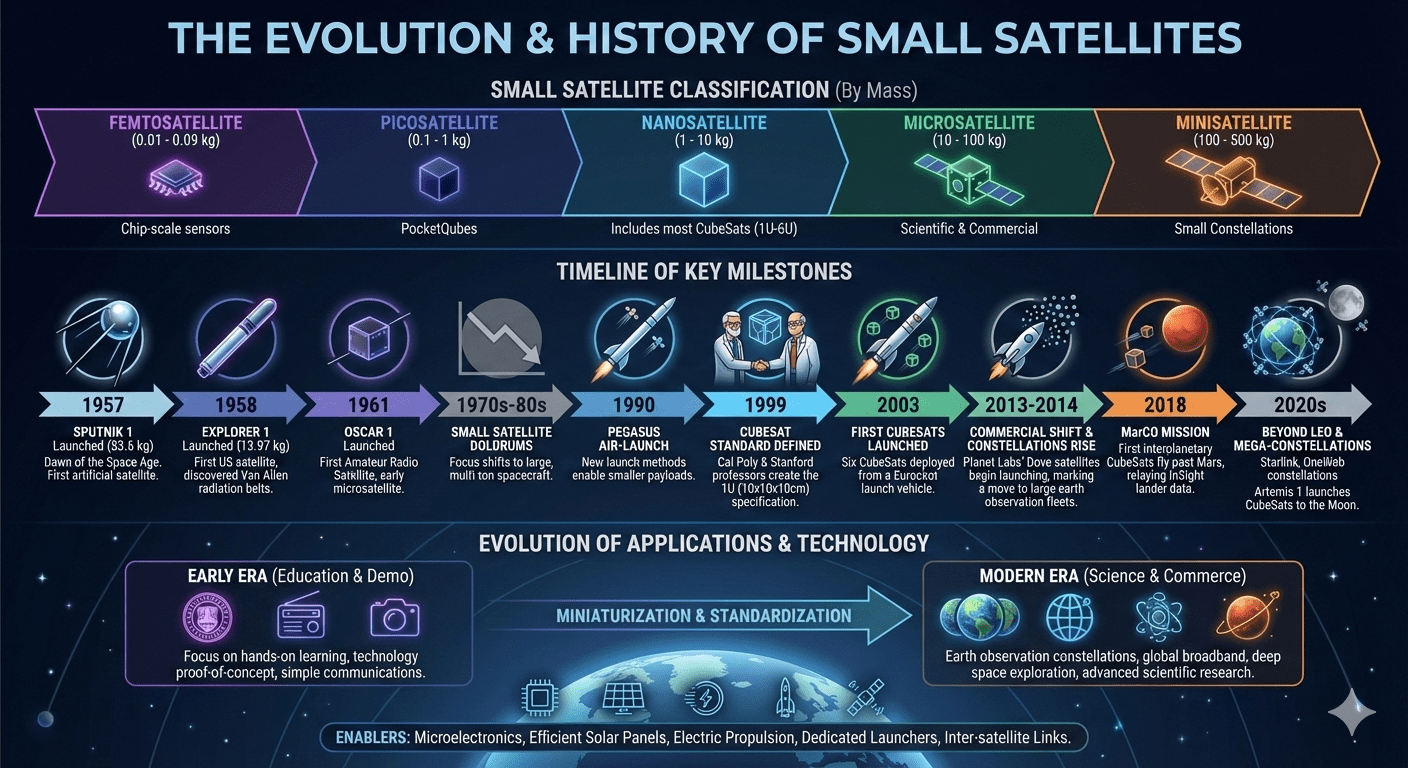 The Evolution of Satellite Communicators - contextual illustration