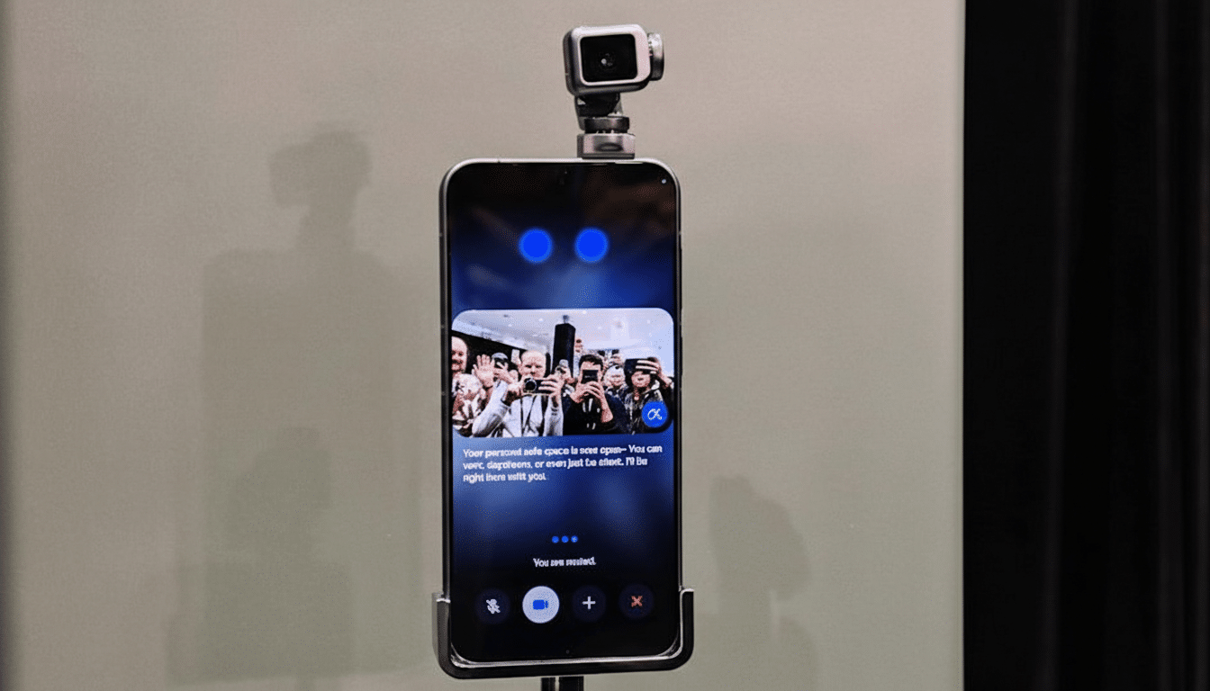 The Concept: A Phone With a Robot Inside - visual representation