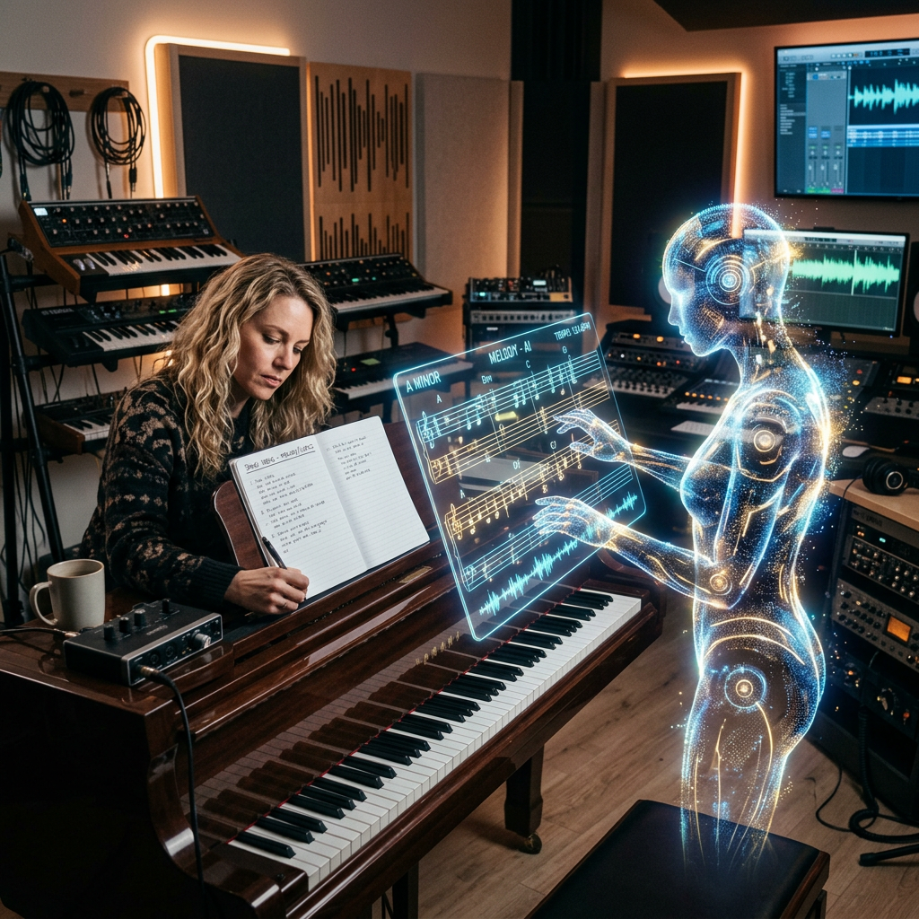 Practical Use Cases of AI-Generated Remixes - visual representation