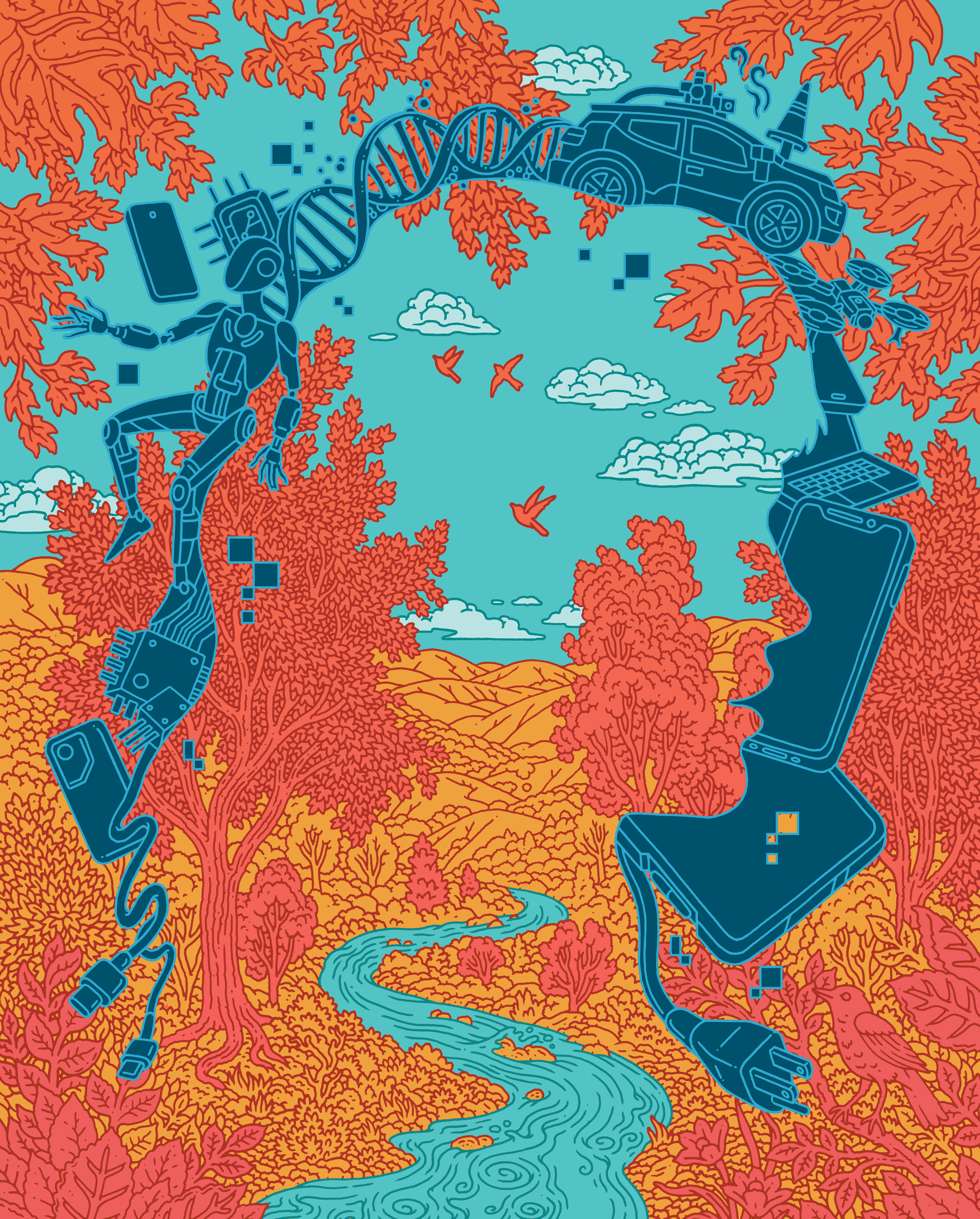 The Rise of the Modern Luddite Movement - contextual illustration