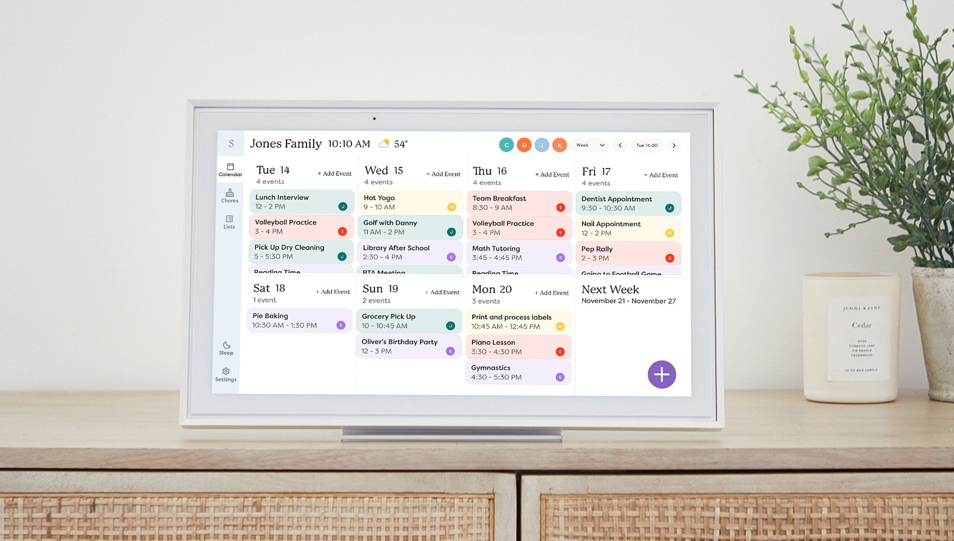 What Sets the Skylight Smart Calendar Apart? - visual representation