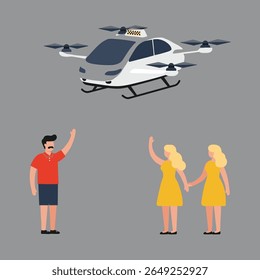 The Dawn of Urban Air Mobility - visual representation