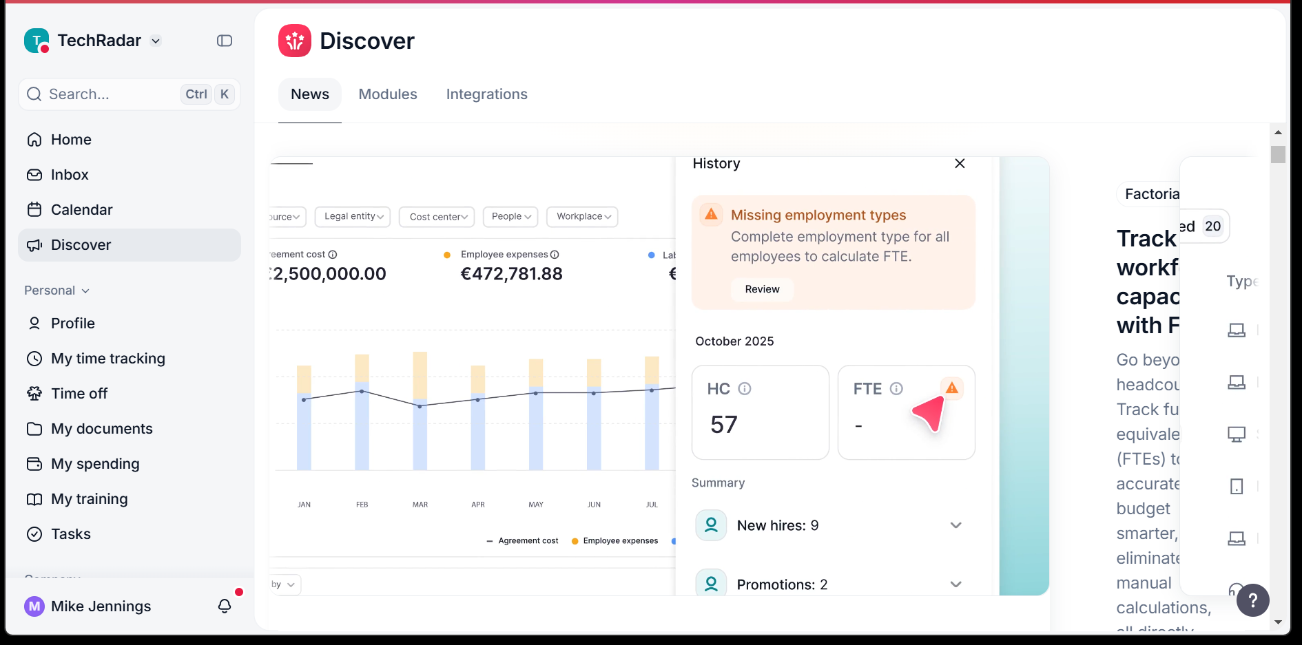 Factorial HR software review | TechRadar