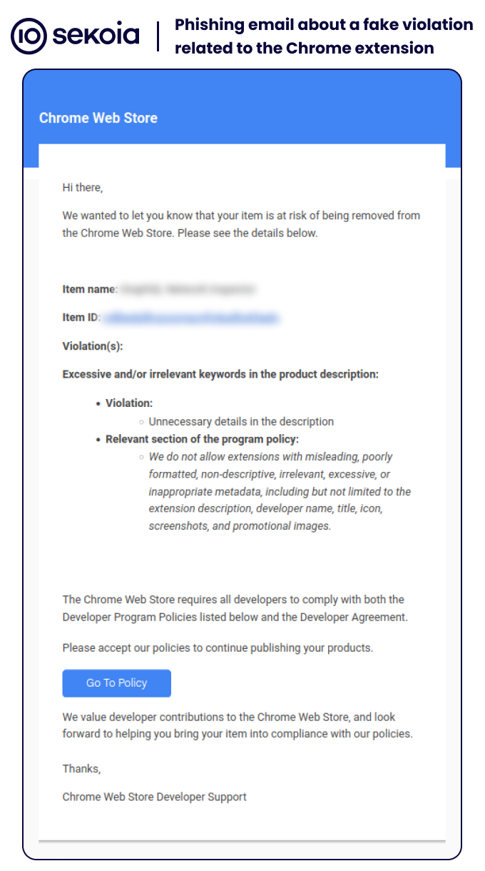 If You're a Developer: Don't Build Malicious Extensions - visual representation