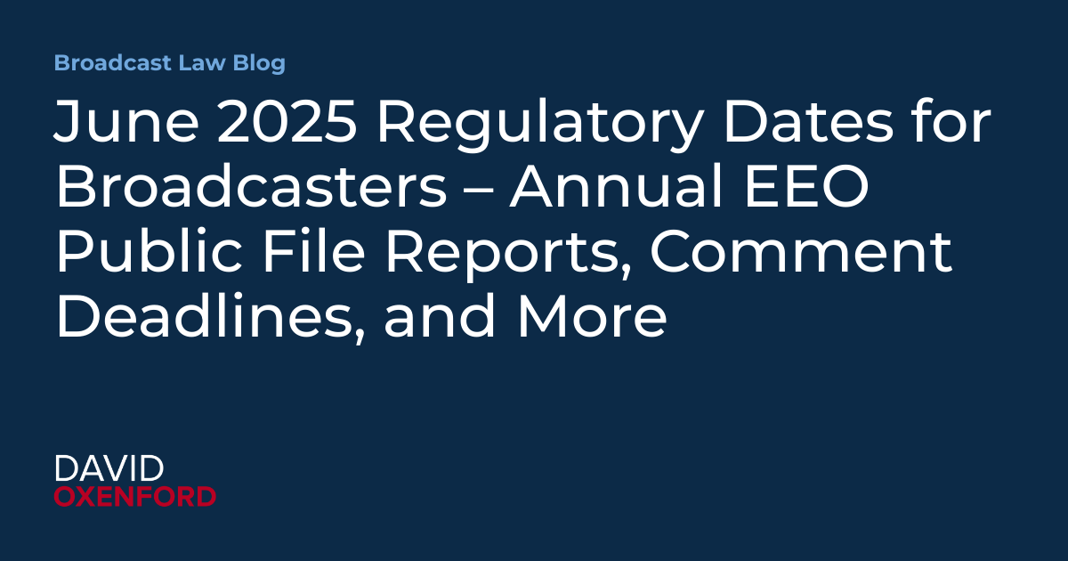 What Individual Broadcasters Should Consider - visual representation