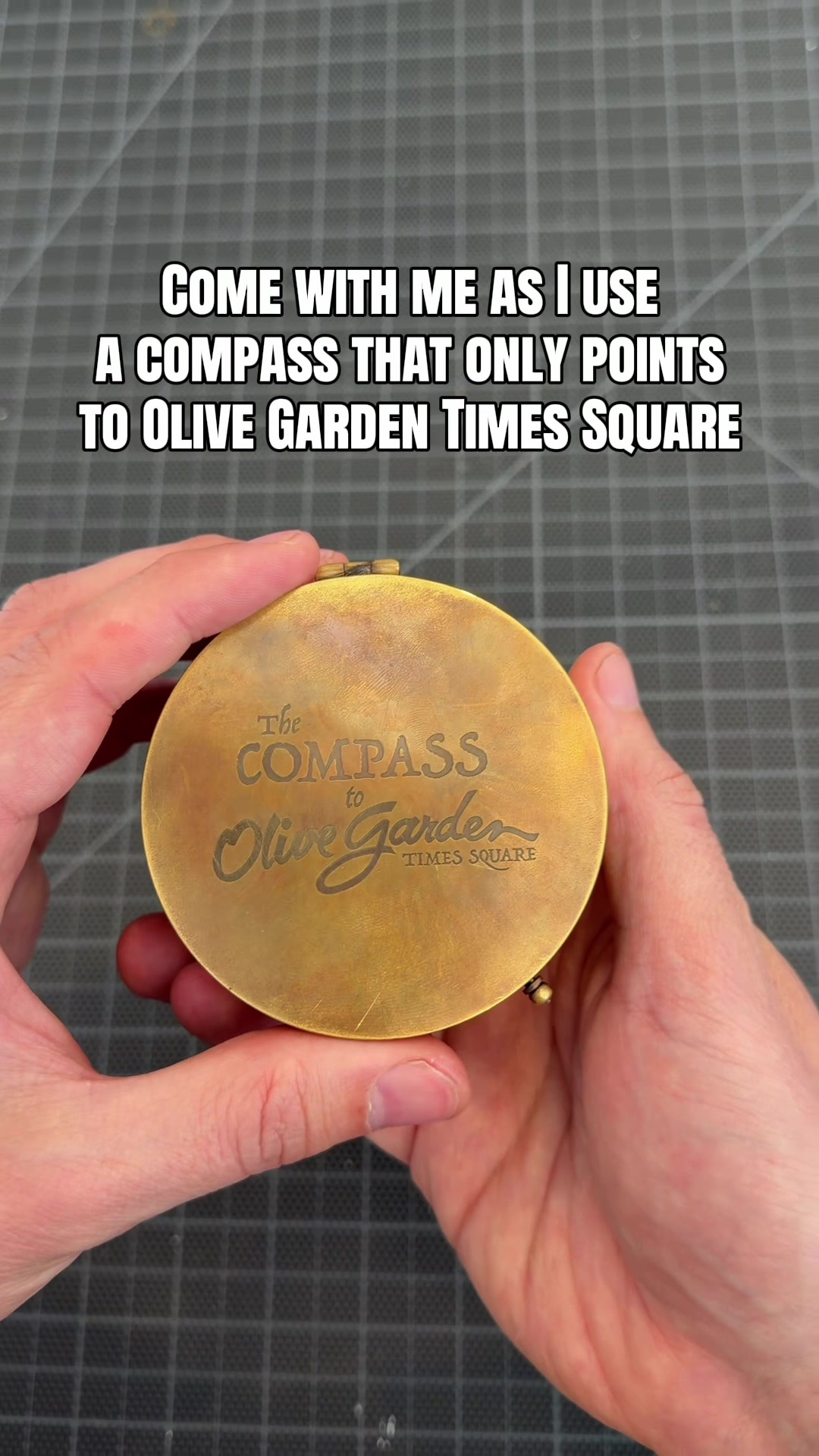 The Origins of a Compass Pointing to Olive Garden - contextual illustration