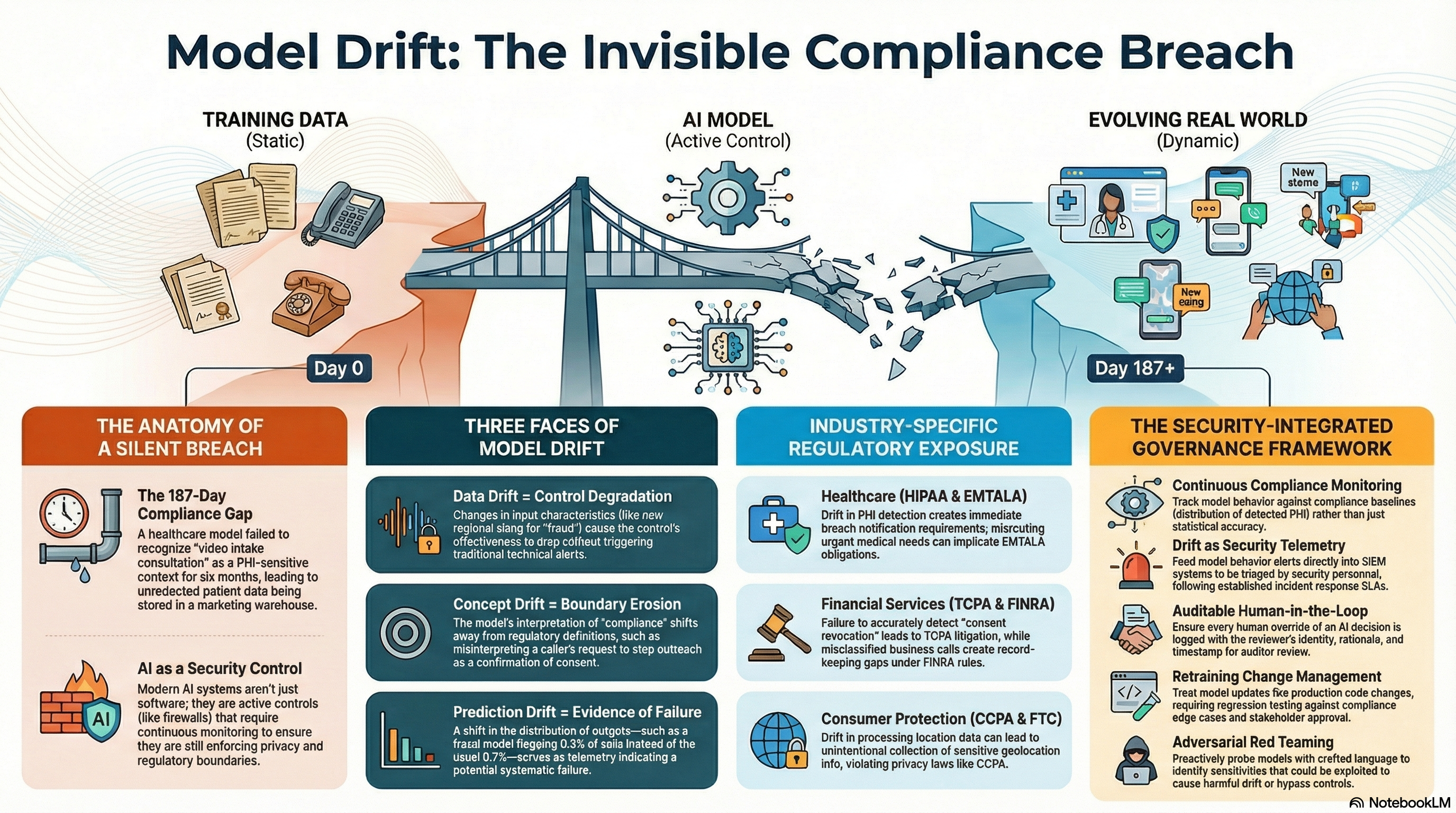 Practical Steps for Addressing Data Drift - visual representation
