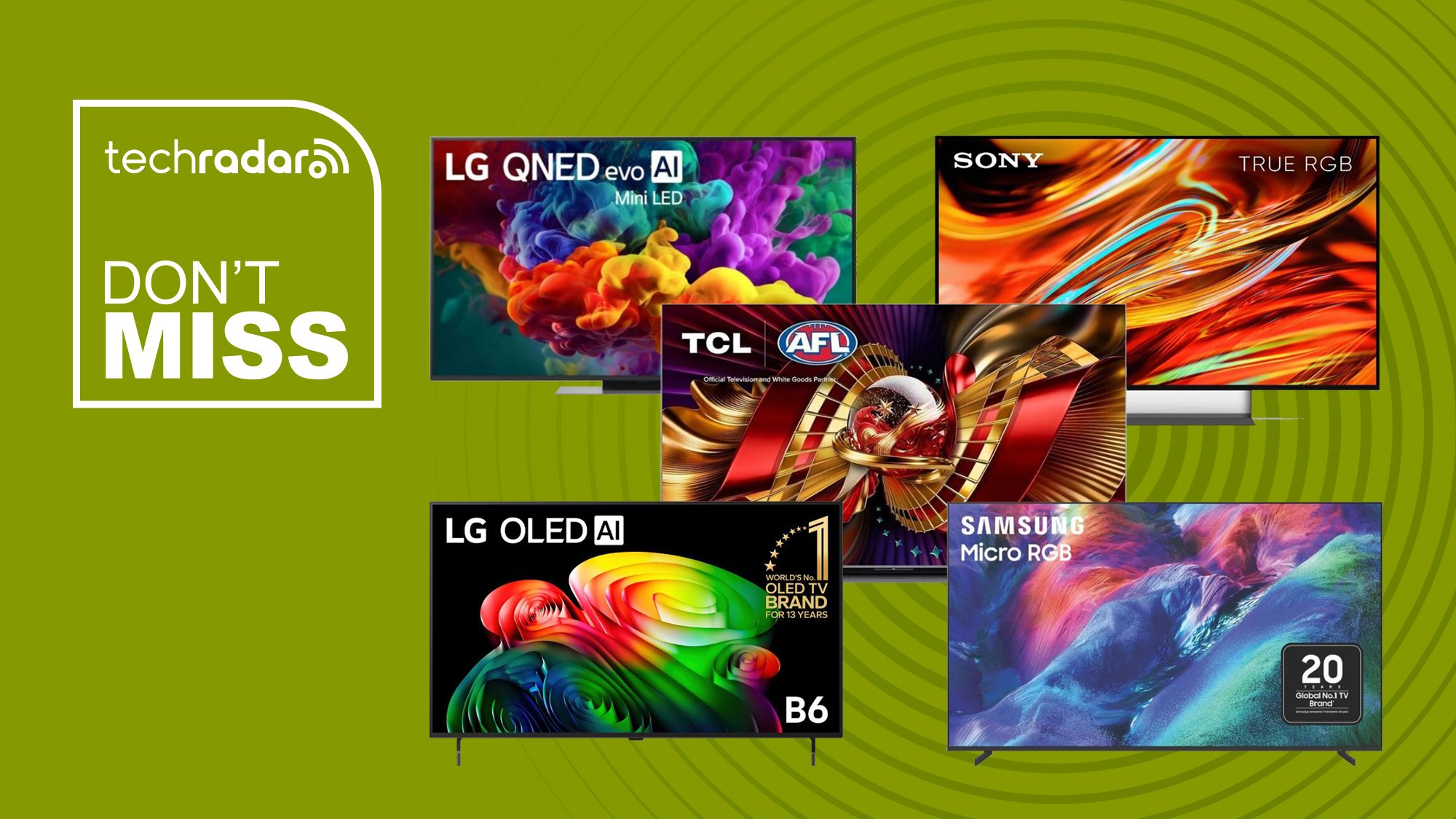 Footy finals are a great reason to get a new TV — save AU$500 on bestsellers from LG, Sony, Samsung and more for a limited time | TechRadar