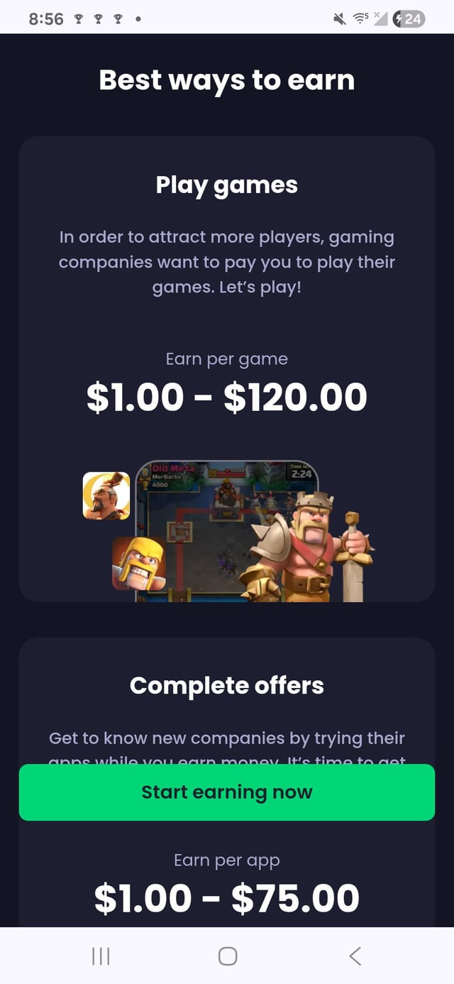 Comparing Earnings Promises to Actual Payouts - visual representation