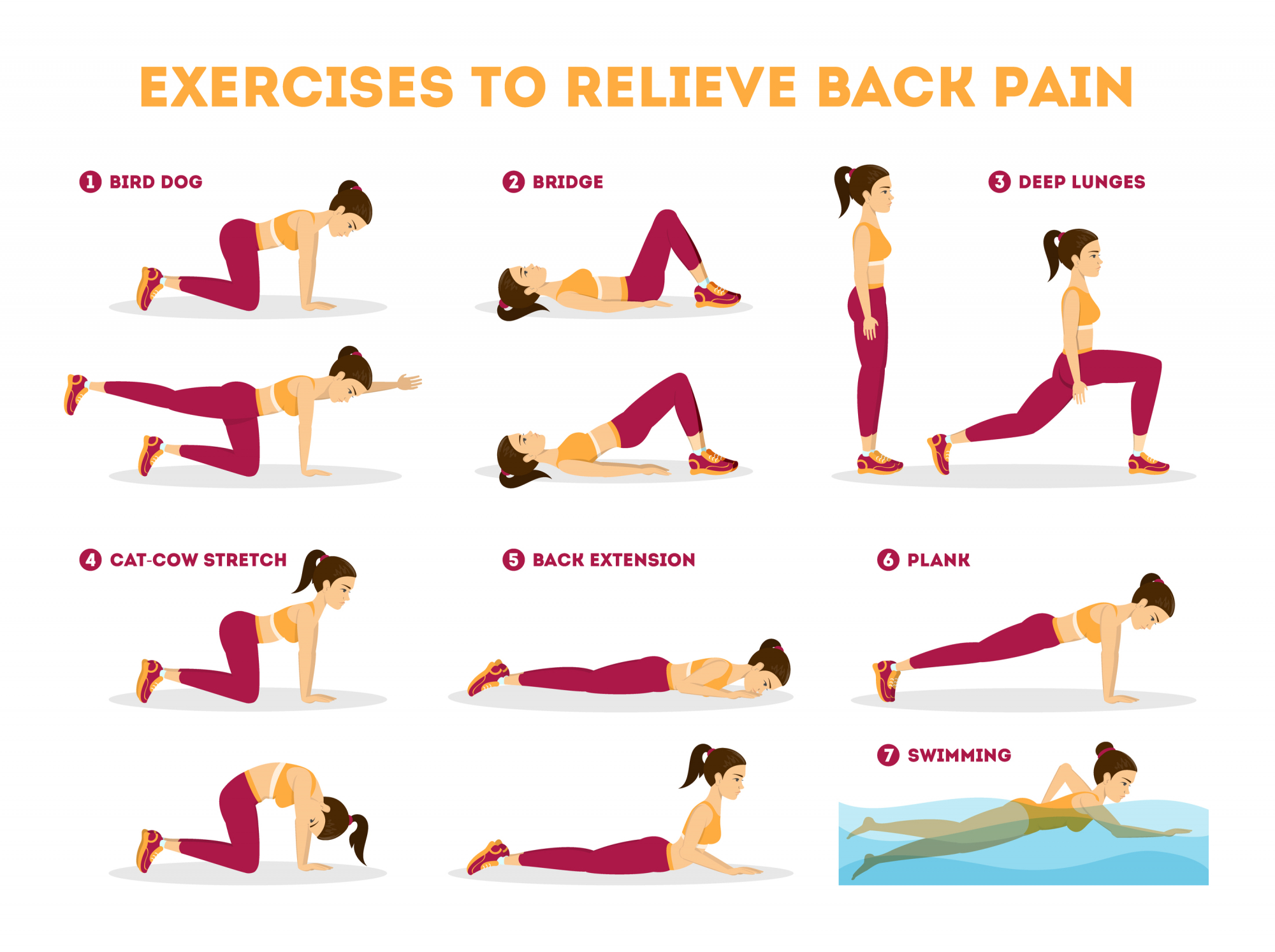 11 Stretches to Alleviate Lower Back Pain - contextual illustration