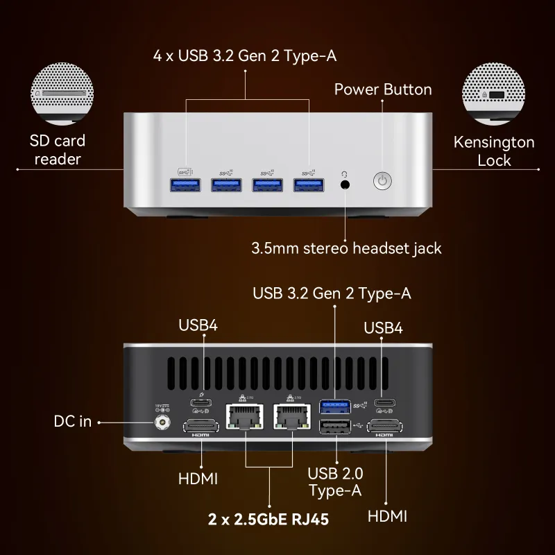 The Geekom AX8 Max: Specifications Unleashed - visual representation