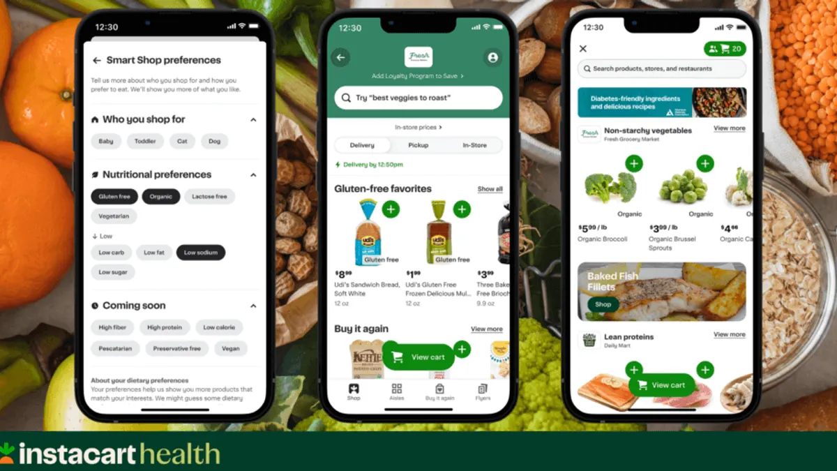 Streamlining Grocery Shopping with Instacart - contextual illustration