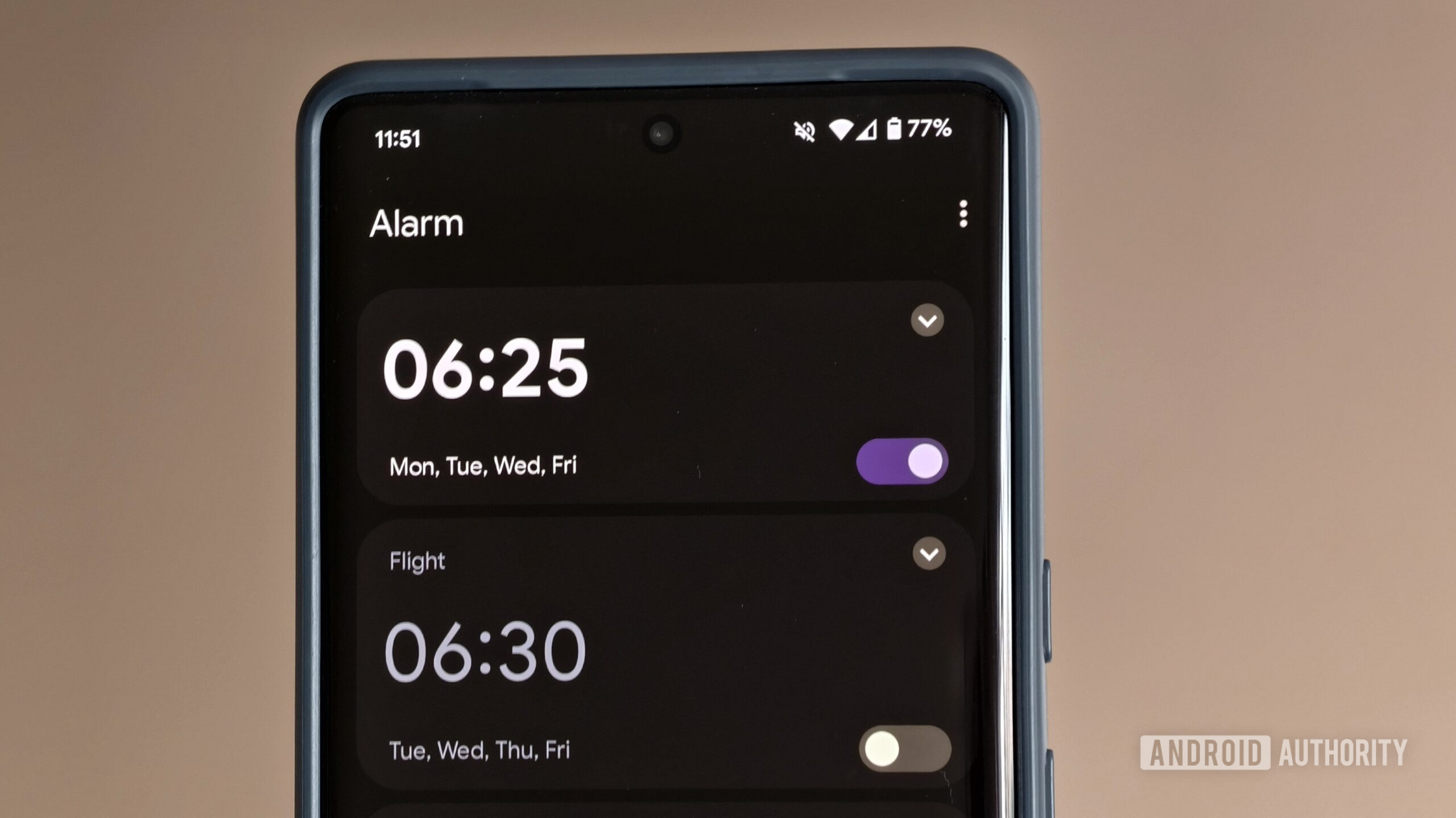 Comparing to Third-Party Alarm Apps - visual representation