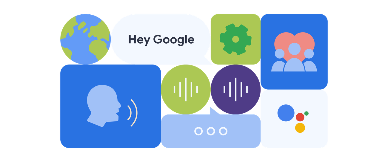 How Voice Recognition Works in Google Home - visual representation