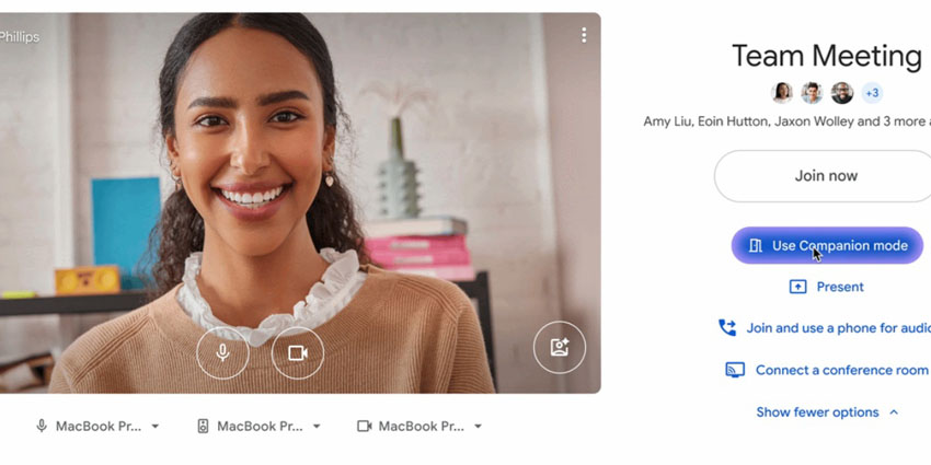 Companion Mode: The Key to Fixing Hybrid Meetings - visual representation