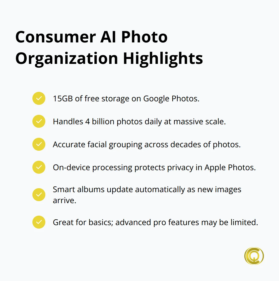Key Features of the Google Photos Update - visual representation