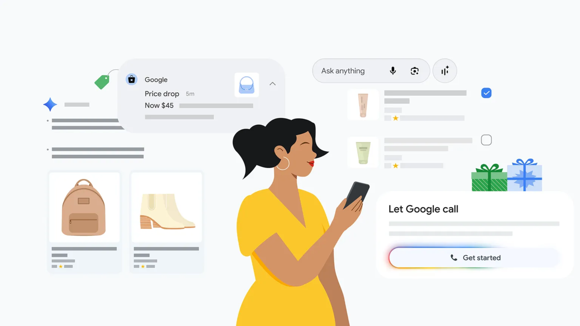 Google's AI Vision for Android - visual representation