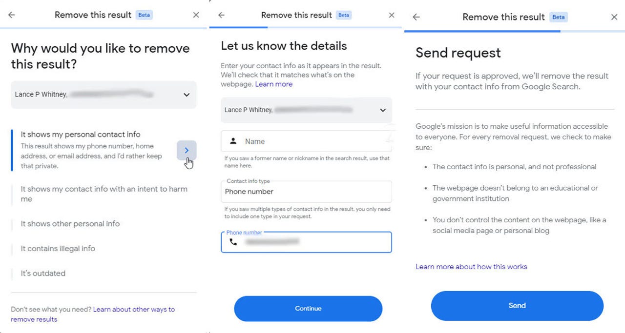 When to Actually Request Removal - visual representation