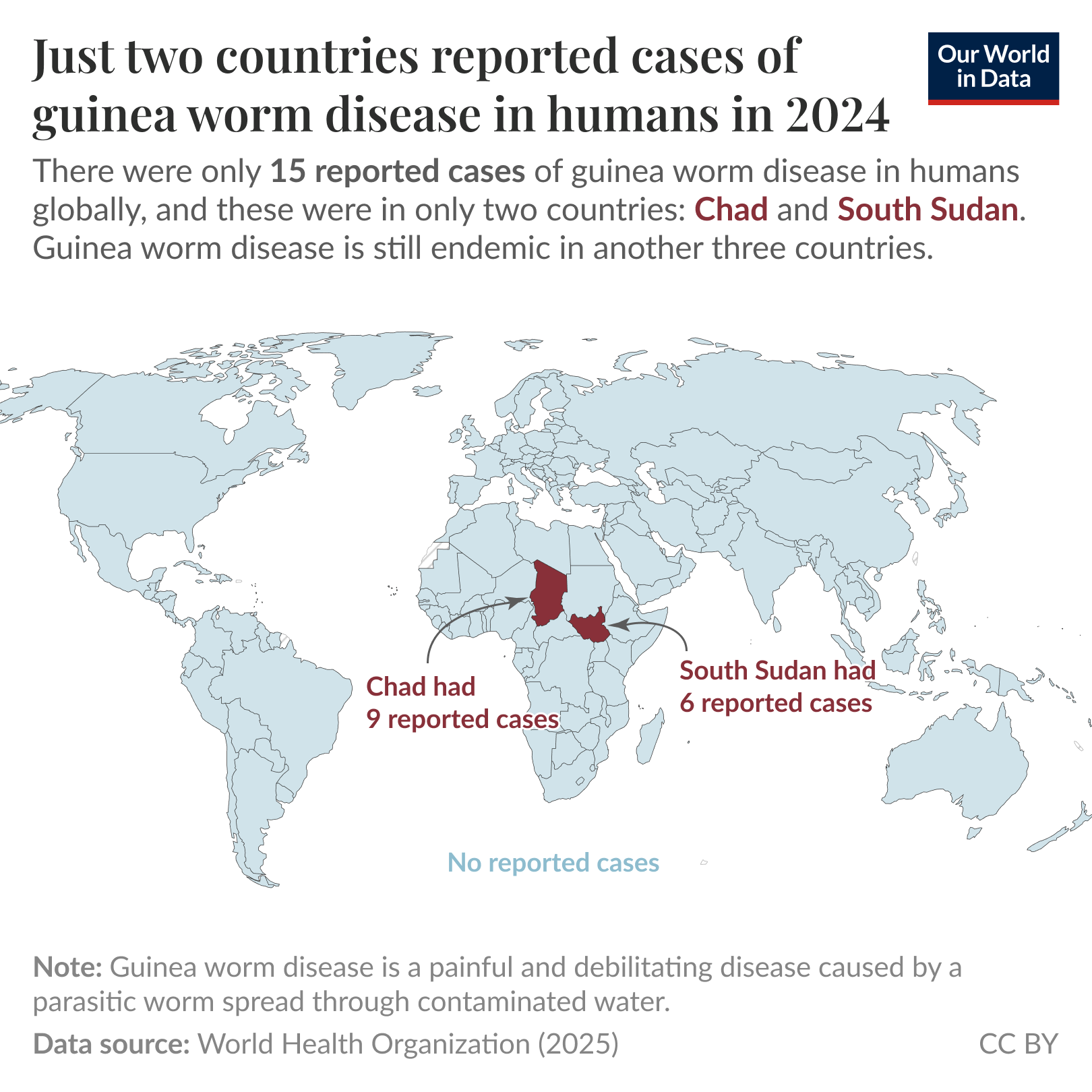 The Global Footprint: Where Guinea Worm Still Exists - contextual illustration