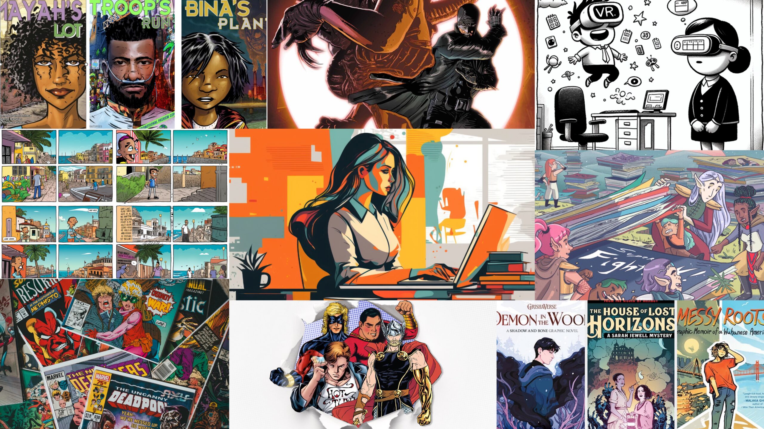 Future Trends in Comic Adaptations - contextual illustration