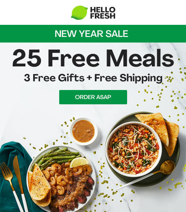 Black Friday and Holiday Hello Fresh Deals - visual representation